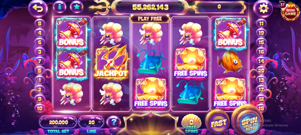 Hướng dẫn các bước chơi slots game thủy cung cơ bản nhất